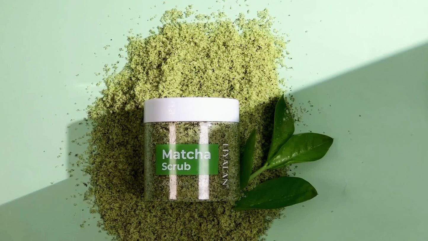 250g Skin Matcha Grönt Te Body Scrub Utjämnande Avgiftande Exfolierande Havssalt 250g