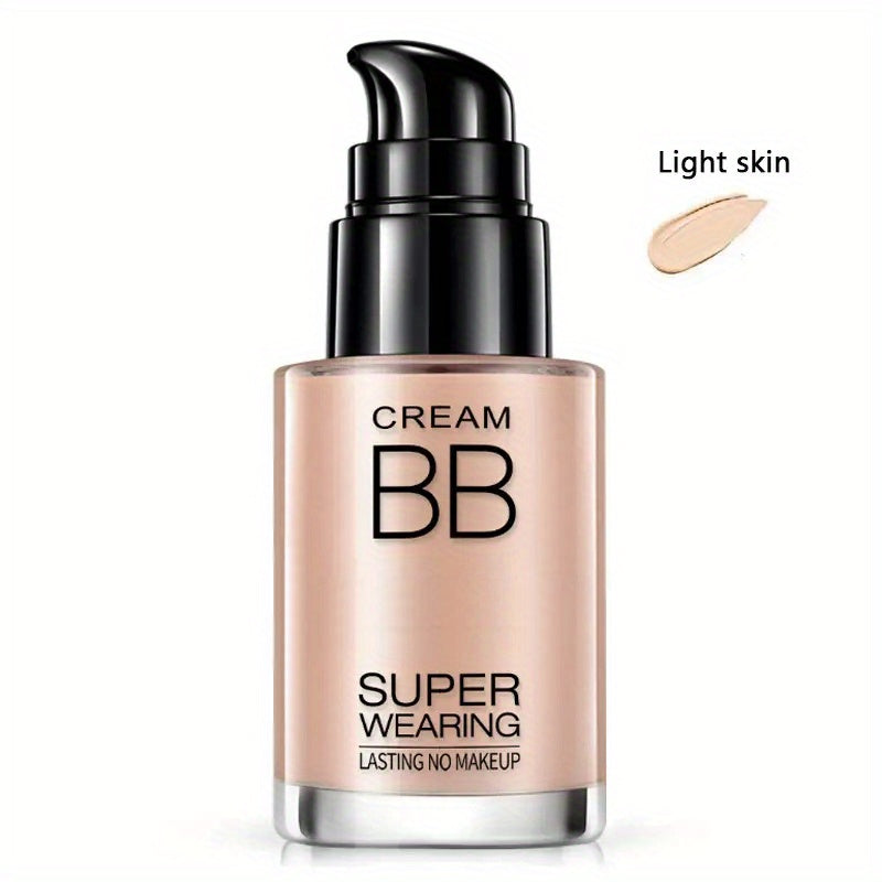 BB Cream Liquid Foundation Moisturizing Isolating Cream Concealer Cream Super Wearing Varaktig Beständig Flawless Cream