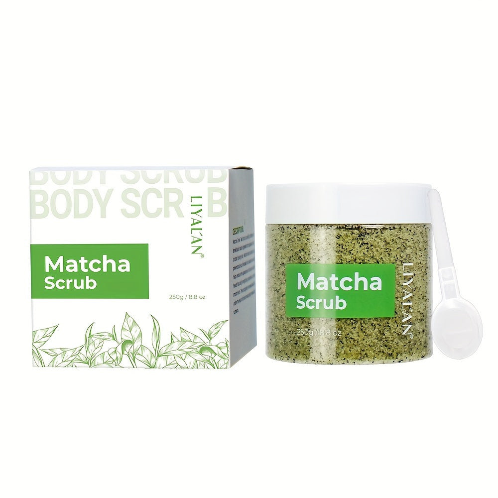 250g Skin Matcha Grönt Te Body Scrub Utjämnande Avgiftande Exfolierande Havssalt 250g