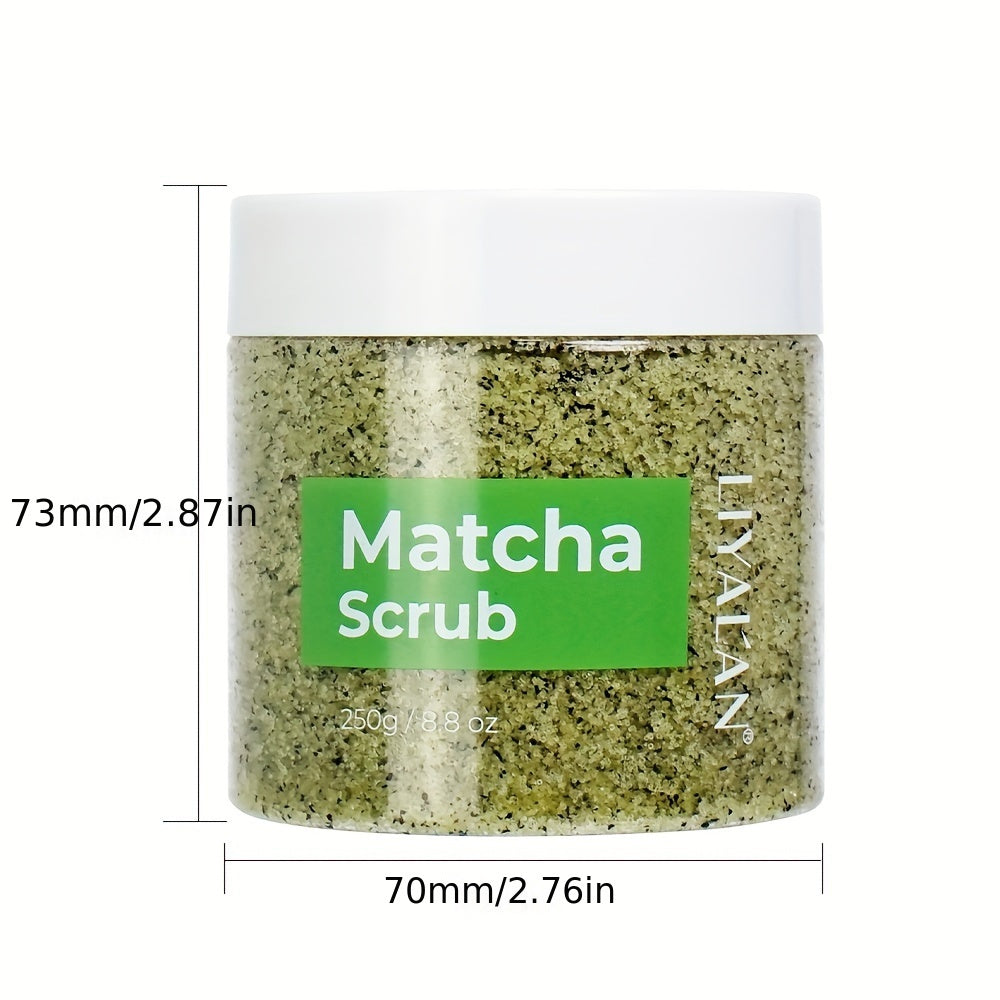 250g Skin Matcha Grönt Te Body Scrub Utjämnande Avgiftande Exfolierande Havssalt 250g