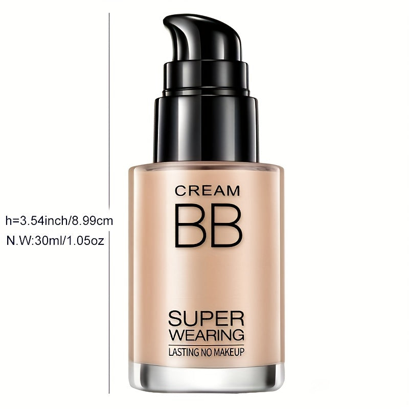 BB Cream Liquid Foundation Moisturizing Isolating Cream Concealer Cream Super Wearing Varaktig Beständig Flawless Cream
