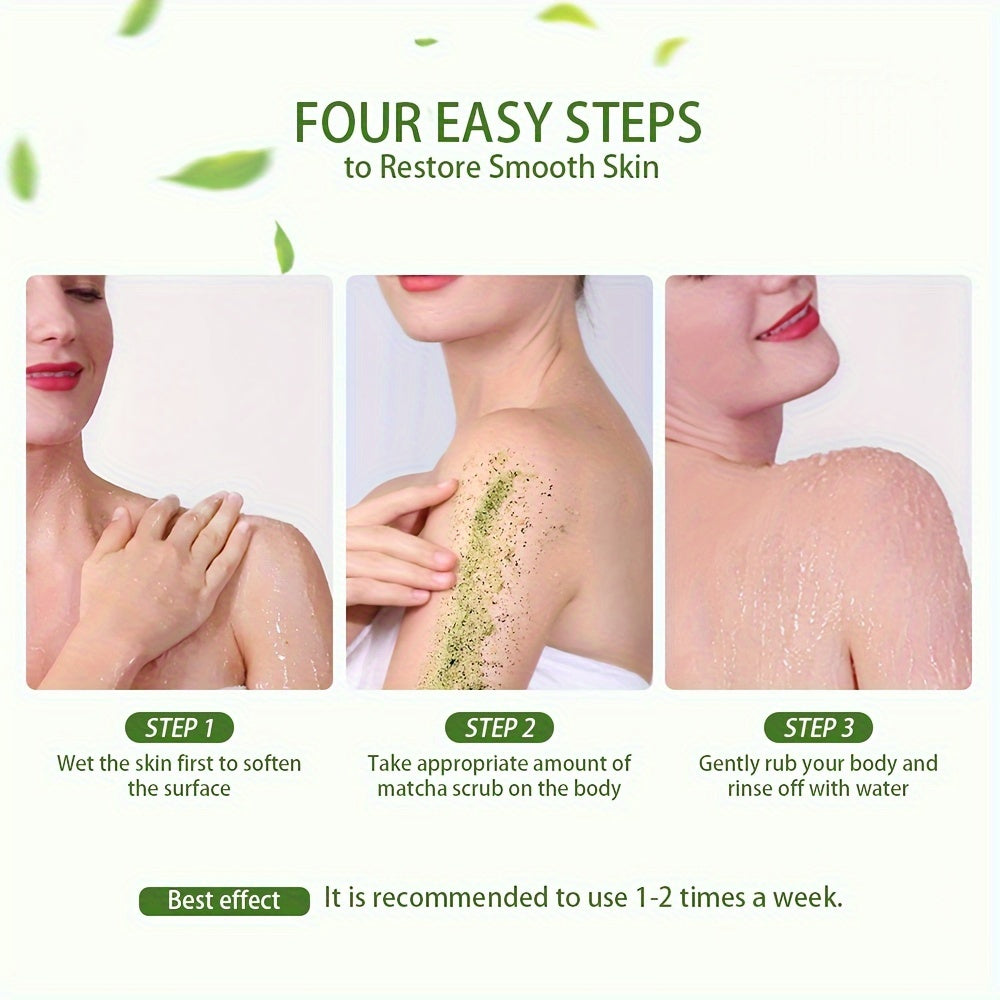 250g Skin Matcha Grönt Te Body Scrub Utjämnande Avgiftande Exfolierande Havssalt 250g
